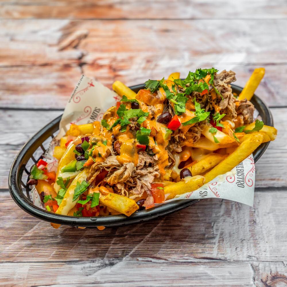 Slow Smoke Bistro - loaded fries